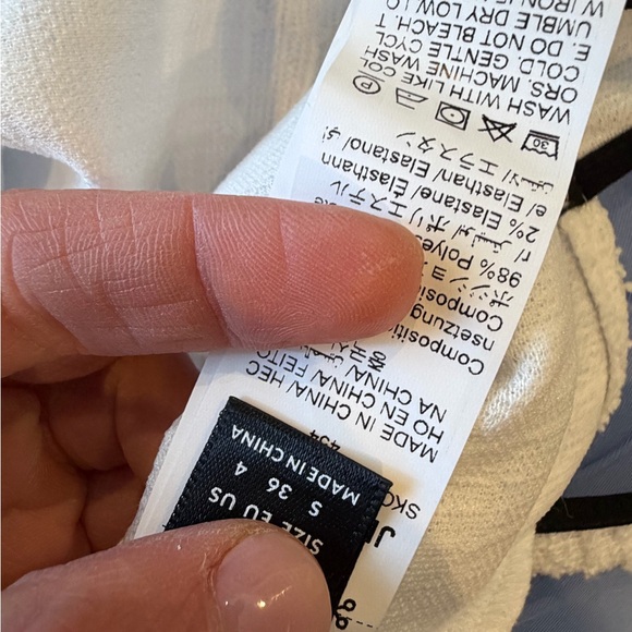 SHEIN White Bow Top - Picture 3 of 3